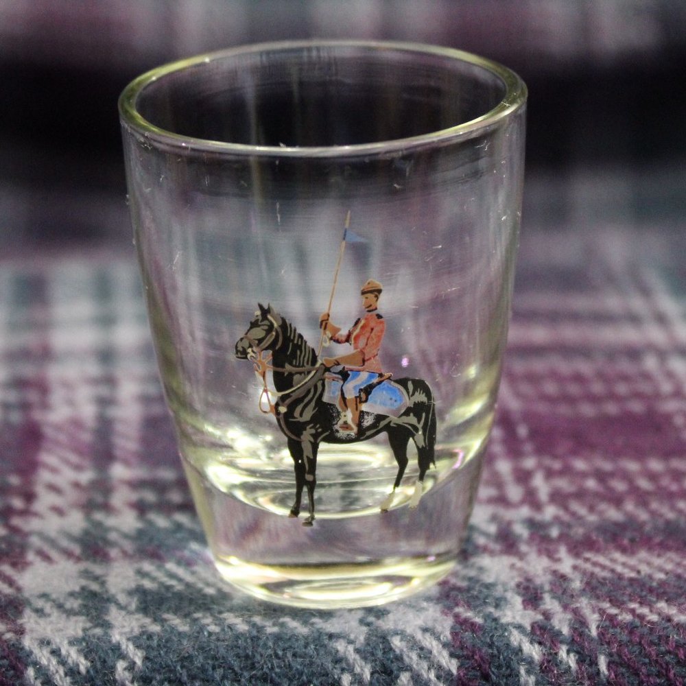 Royal Canadian Mounted Police Shot Glass
